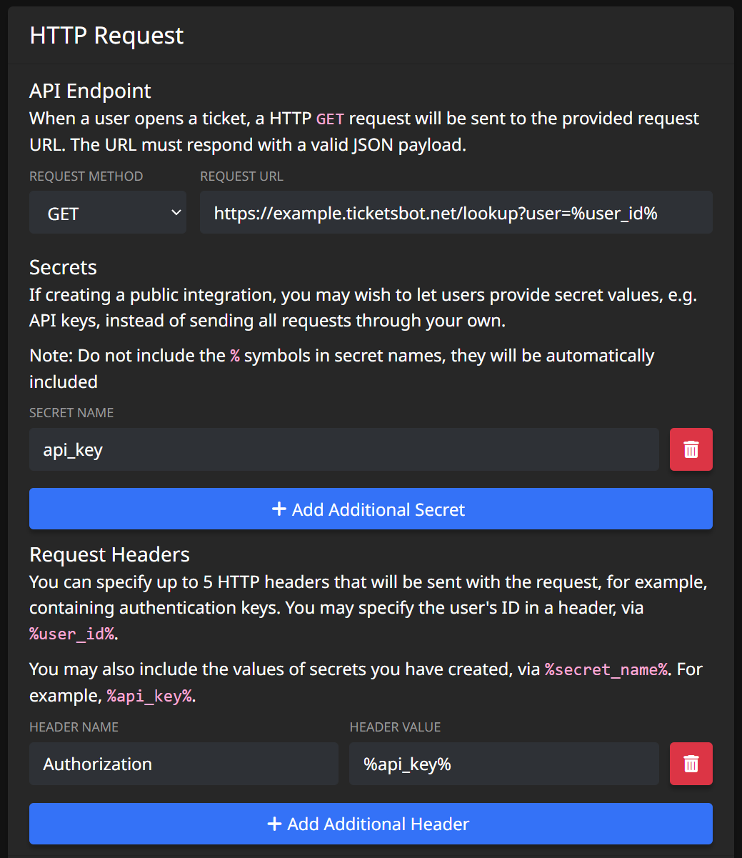 Get Discord API key pair –